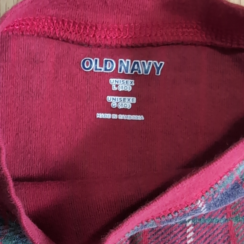 GUC Unisex Old Navy Kids Plaid Pajama Set *C24 - Picture 5 of 5